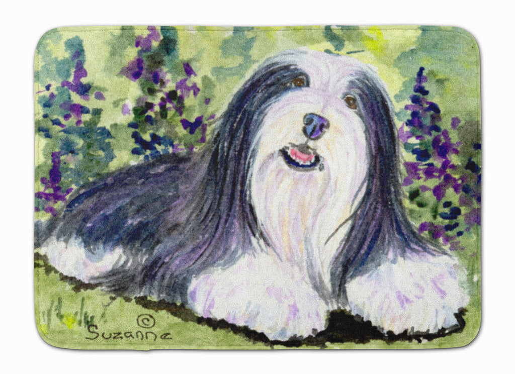 Bearded Collie Memory Foam Kitchen Mat Machine Washable Anti-Fatigue Cushion Comfort Bath or Kitchen Rug