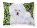 Bichon Frise Standard Pillowcase Lightweight Super Soft Easy Care Decorative Artwork Pillowcase, Standard