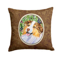Australian Shepherd Decorative Throw Pillow 14x14 Indoor Outdoor Accent Cushion, Fabric Cover with Insert for Sofa, Bed, Porch & Living Room