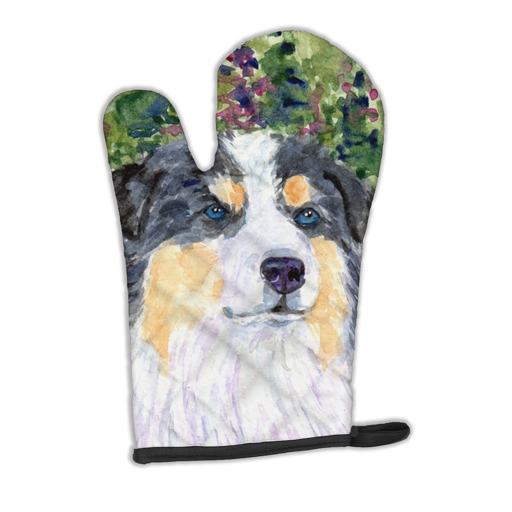 Australian Shepherd Oven Mitt Heat Resistant Thick Oven Mitt for Hot Pans and Oven, Kitchen Mitt Protect Hands, Cooking Baking Glove