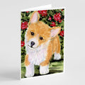 Corgi Greeting Cards Pack of 8 Blank Cards with Envelopes Whimsical A7 Size 5x7