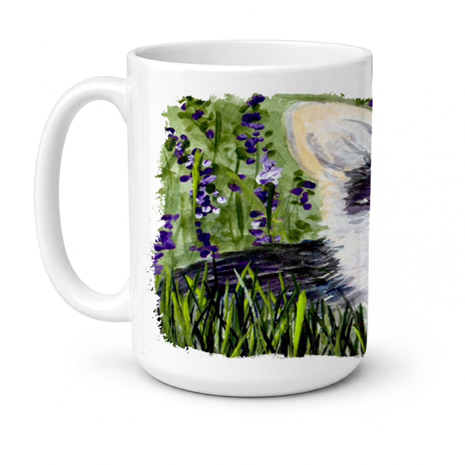 Chihuahua Ceramic Coffee Mug 15 oz Decorative Large C Handle Mug Cup for Tea, Cocoa Hot Chocolate