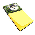 Chihuahua Watercolor Sticky Note Holder Refillable Dispenser Desk Accessory 3x3 Pad Gift