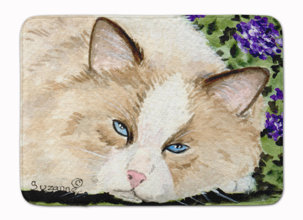 Cat Memory Foam Kitchen Mat Machine Washable Anti-Fatigue Cushion Comfort Bath or Kitchen Rug