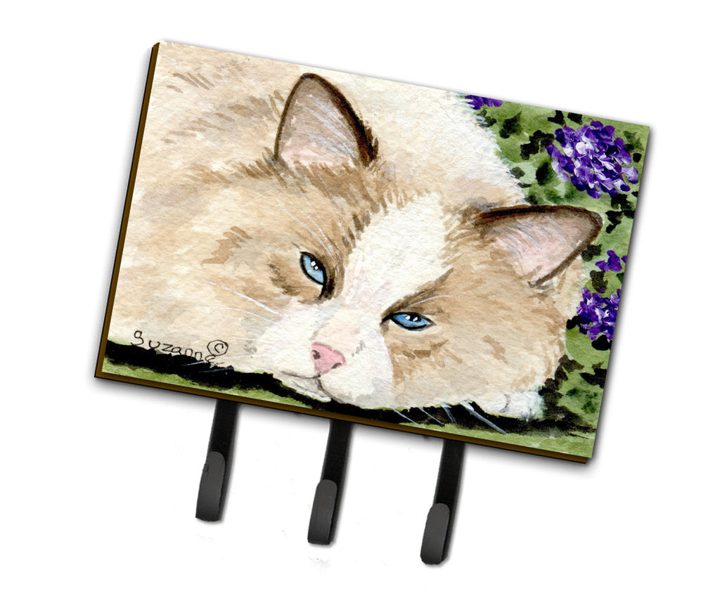 Cat Leash or Key Holder Wall Hooks, Coat Rack Wall Mount, for Hanging Keys, Towels, Aprons, Leashes