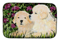 Golden Retriever Dish Drying Mat Absorbent Dish Drying Mat Pad for Kitchen Counter Dish Drainer Mat for Countertop, 14 x 21", Multicolor