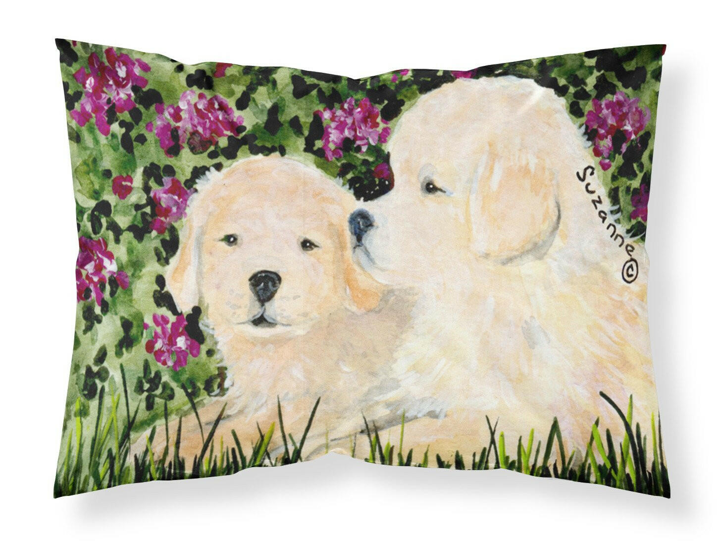Golden Retriever Standard Pillowcase Lightweight Super Soft Easy Care Decorative Artwork Pillowcase, Standard