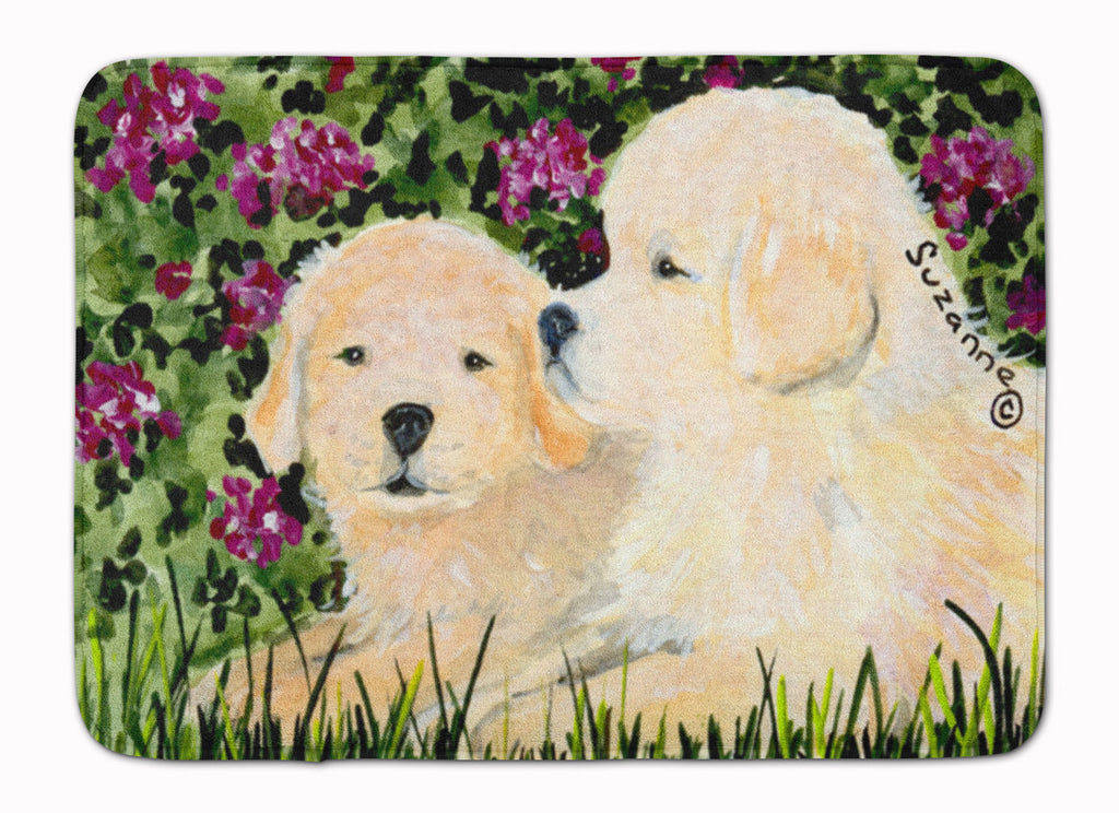 Golden Retriever Memory Foam Kitchen Mat Machine Washable Anti-Fatigue Cushion Comfort Bath or Kitchen Rug