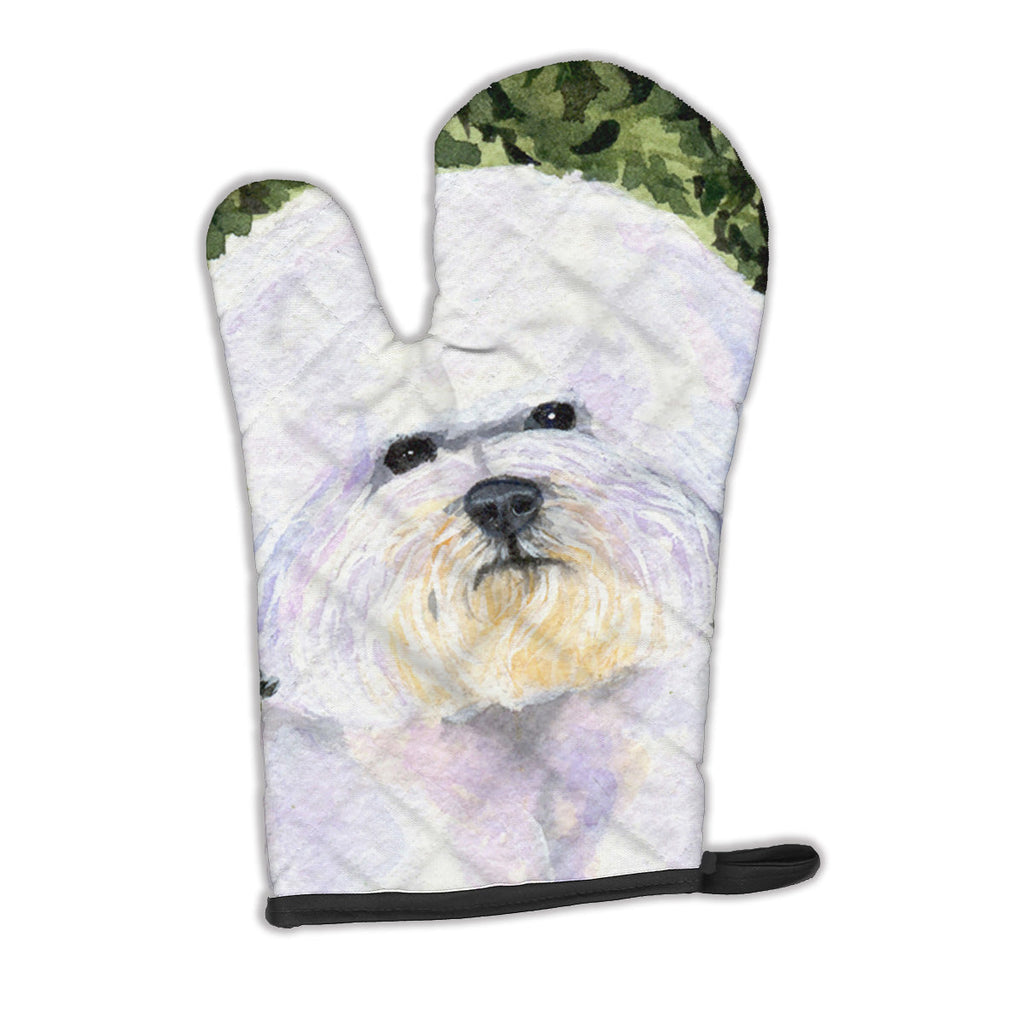 Bichon Frise Oven Mitt Heat Resistant Thick Oven Mitt for Hot Pans and Oven, Kitchen Mitt Protect Hands, Cooking Baking Glove