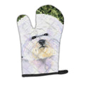 Bichon Frise Oven Mitt Heat Resistant Thick Oven Mitt for Hot Pans and Oven, Kitchen Mitt Protect Hands, Cooking Baking Glove