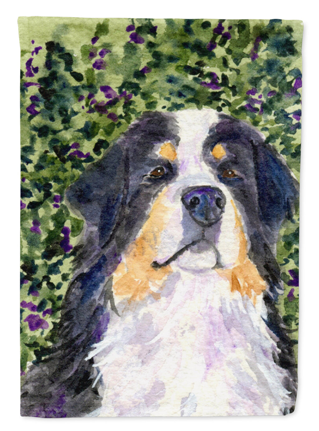 Bernese Mountain Dog House Flag 28x40 Porch Sleeve Pole Decorative Outside Yard Banner Artwork Wall Hanging, Polyester