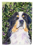 Bernese Mountain Dog House Flag 28x40 Porch Sleeve Pole Decorative Outside Yard Banner Artwork Wall Hanging, Polyester