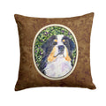 Bernese Mountain Dog Decorative Throw Pillow 14x14 Indoor Outdoor Accent Cushion, Fabric Cover with Insert for Sofa, Bed, Porch & Living Room