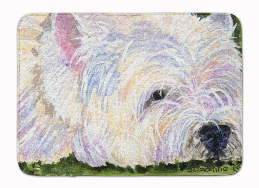 Westie Memory Foam Kitchen Mat Machine Washable Anti-Fatigue Cushion Comfort Bath or Kitchen Rug