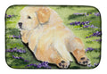 Golden Retriever Dish Drying Mat Absorbent Dish Drying Mat Pad for Kitchen Counter Dish Drainer Mat for Countertop, 14 x 21", Multicolor