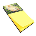 Golden Retriever Watercolor Sticky Note Holder Refillable Dispenser Desk Accessory 3x3 Pad Gift