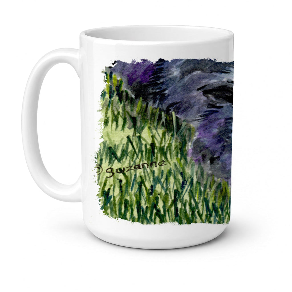 Border Collie Ceramic Coffee Mug 15 oz Decorative Large C Handle Mug Cup for Tea, Cocoa Hot Chocolate