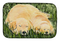 Golden Retriever Dish Drying Mat Absorbent Dish Drying Mat Pad for Kitchen Counter Dish Drainer Mat for Countertop, 14 x 21", Multicolor