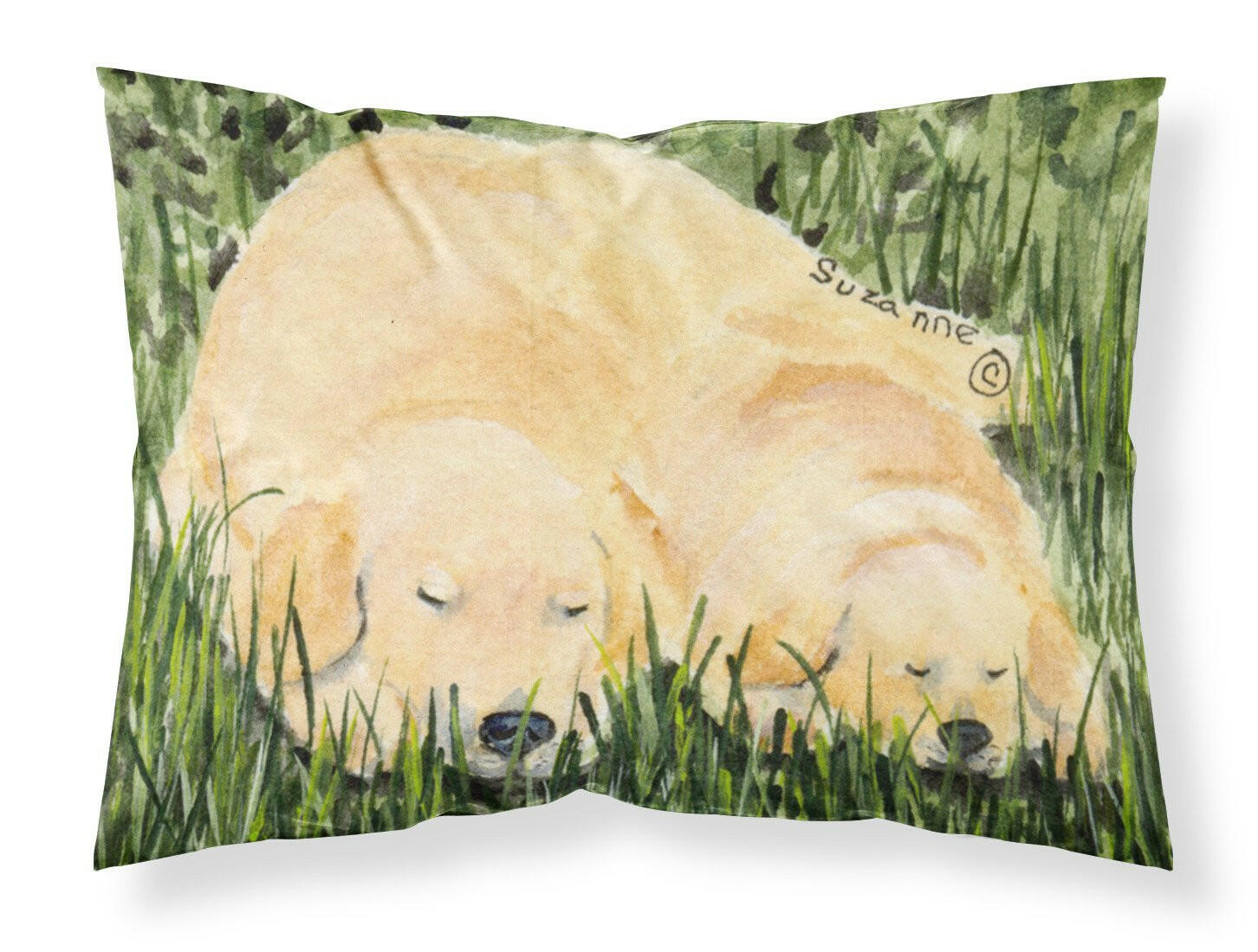 Golden Retriever Standard Pillowcase Lightweight Super Soft Easy Care Decorative Artwork Pillowcase, Standard
