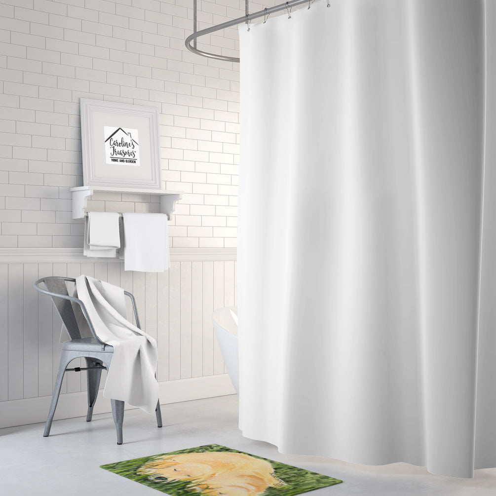 Golden Retriever Memory Foam Kitchen Mat Machine Washable Anti-Fatigue Cushion Comfort Bath or Kitchen Rug