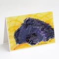 Pomeranian Greeting Cards Pack of 8 Blank Cards with Envelopes Whimsical A7 Size 5x7