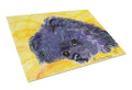 Pomeranian Cutting Board Tempered Glass Kitchen Cutting Surface, Heat Resistant Chopping, Non-Slip Feet, Food Prep & Serving