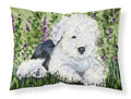 Old English Sheepdog Standard Pillowcase Lightweight Super Soft Easy Care Decorative Artwork Pillowcase, Standard