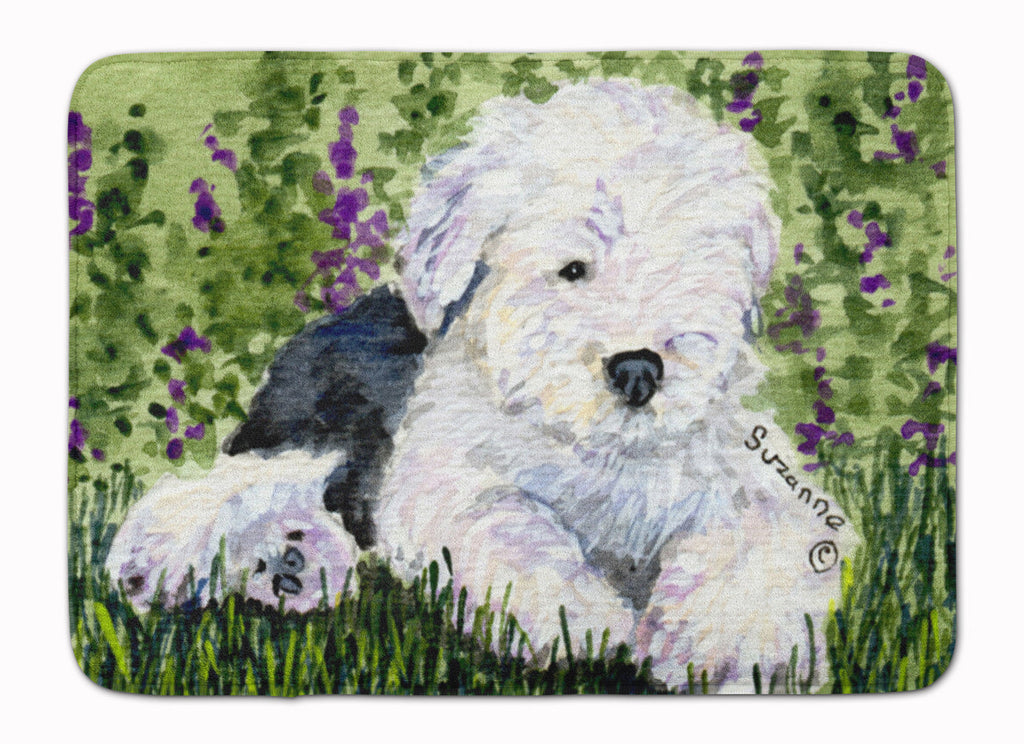 Old English Sheepdog Memory Foam Kitchen Mat Machine Washable Anti-Fatigue Cushion Comfort Bath or Kitchen Rug