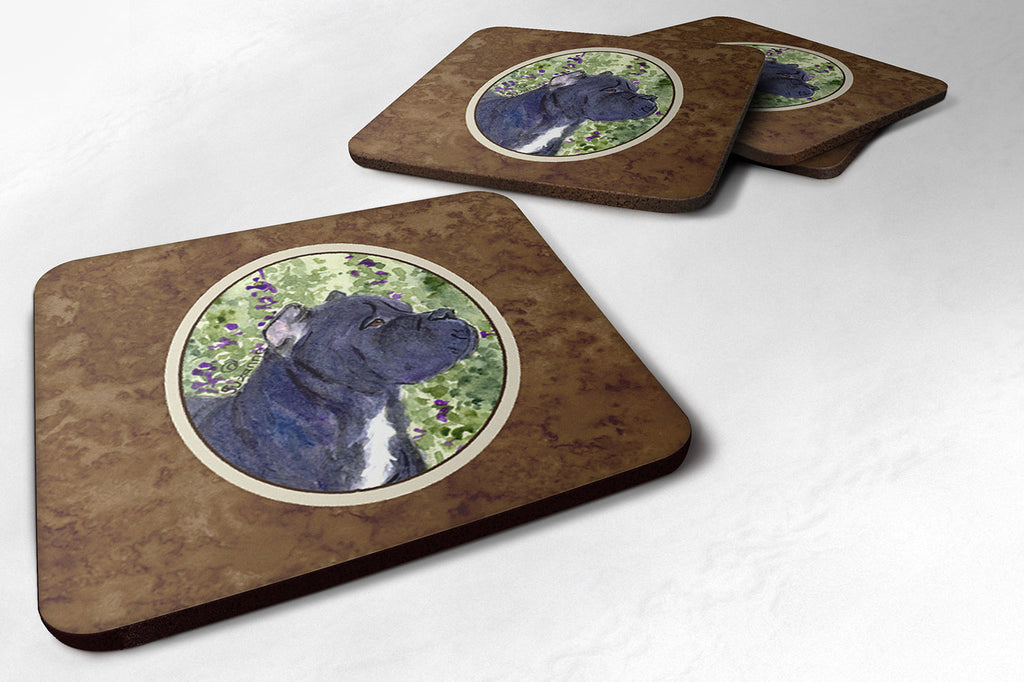 Cane Corso Foam Coasters Set of 4 Cup Coasters for Indoor Outdoor, Tabletop Protection, Anti Slip, Mouse pad Material