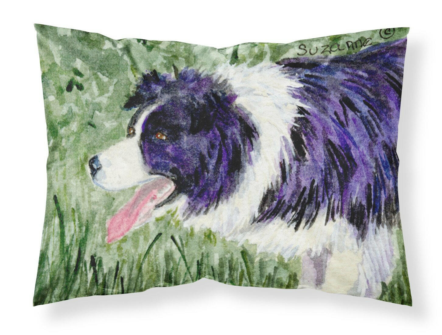 Border Collie Standard Pillowcase Lightweight Super Soft Easy Care Decorative Artwork Pillowcase, Standard