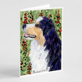 Australian Shepherd Greeting Cards Pack of 8 Blank Cards with Envelopes Whimsical A7 Size 5x7