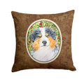 Australian Shepherd Decorative Throw Pillow 14x14 Indoor Outdoor Accent Cushion, Fabric Cover with Insert for Sofa, Bed, Porch & Living Room