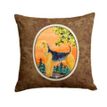 Airedale Decorative Throw Pillow 14x14 Indoor Outdoor Accent Cushion, Fabric Cover with Insert for Sofa, Bed, Porch & Living Room