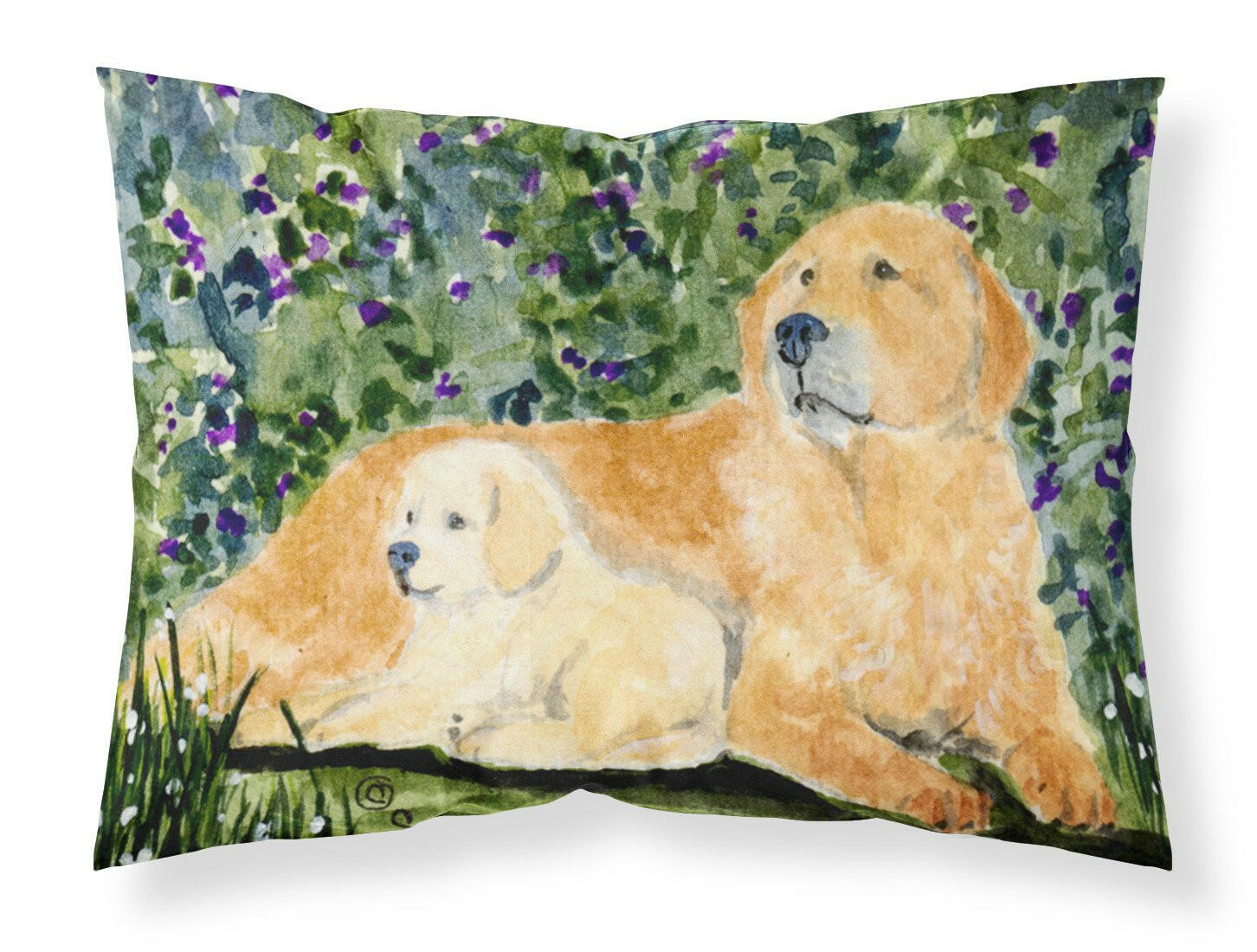 Golden Retriever Standard Pillowcase Lightweight Super Soft Easy Care Decorative Artwork Pillowcase, Standard