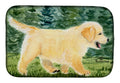 Golden Retriever Dish Drying Mat Absorbent Dish Drying Mat Pad for Kitchen Counter Dish Drainer Mat for Countertop, 14 x 21", Multicolor