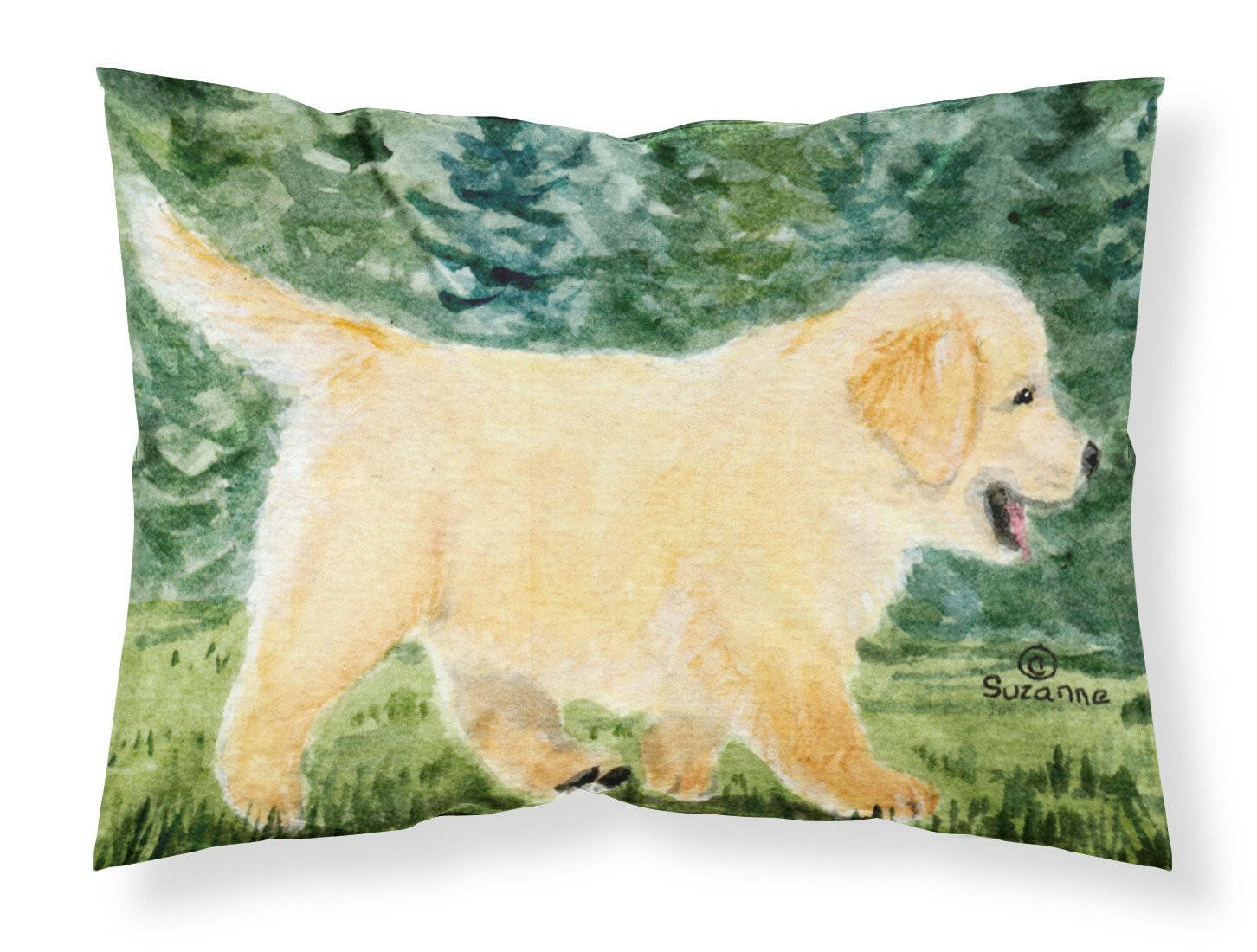 Golden Retriever Standard Pillowcase Lightweight Super Soft Easy Care Decorative Artwork Pillowcase, Standard