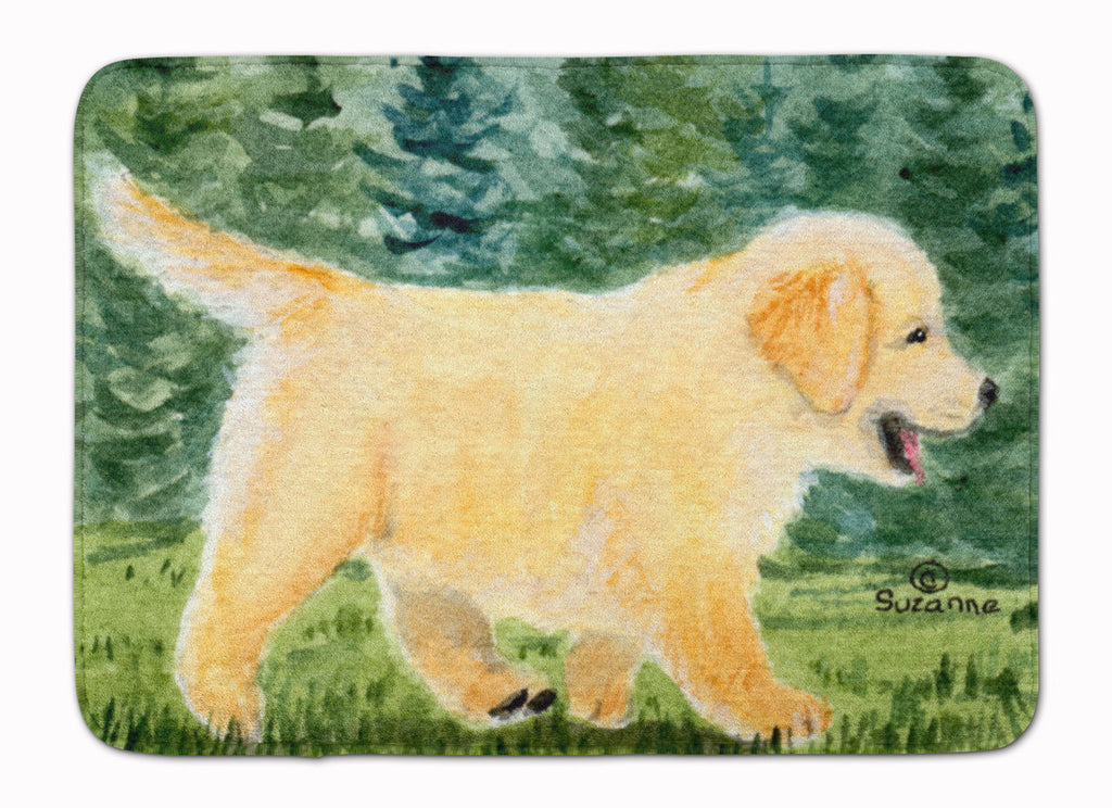Golden Retriever Memory Foam Kitchen Mat Machine Washable Anti-Fatigue Cushion Comfort Bath or Kitchen Rug