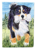 Bernese Mountain Dog House Flag 28x40 Porch Sleeve Pole Decorative Outside Yard Banner Artwork Wall Hanging, Polyester
