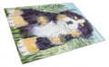 Bernese Mountain Dog Cutting Board Tempered Glass Kitchen Cutting Surface, Heat Resistant Chopping, Non-Slip Feet, Food Prep & Serving