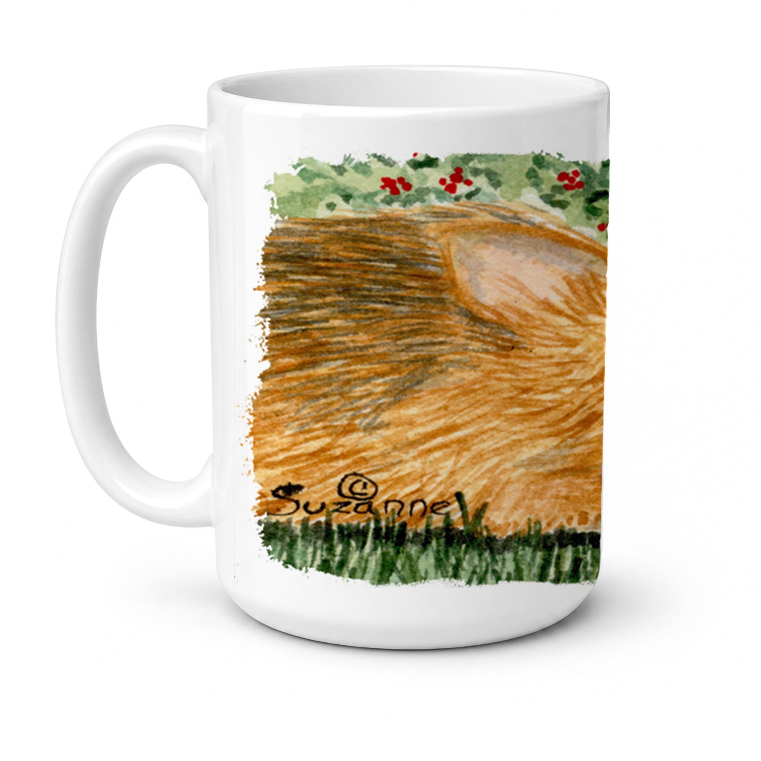 Norwich Terrier Ceramic Coffee Mug 15 oz Decorative Large C Handle Mug Cup for Tea, Cocoa Hot Chocolate