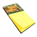 Norwich Terrier Watercolor Sticky Note Holder Refillable Dispenser Desk Accessory 3x3 Pad Gift