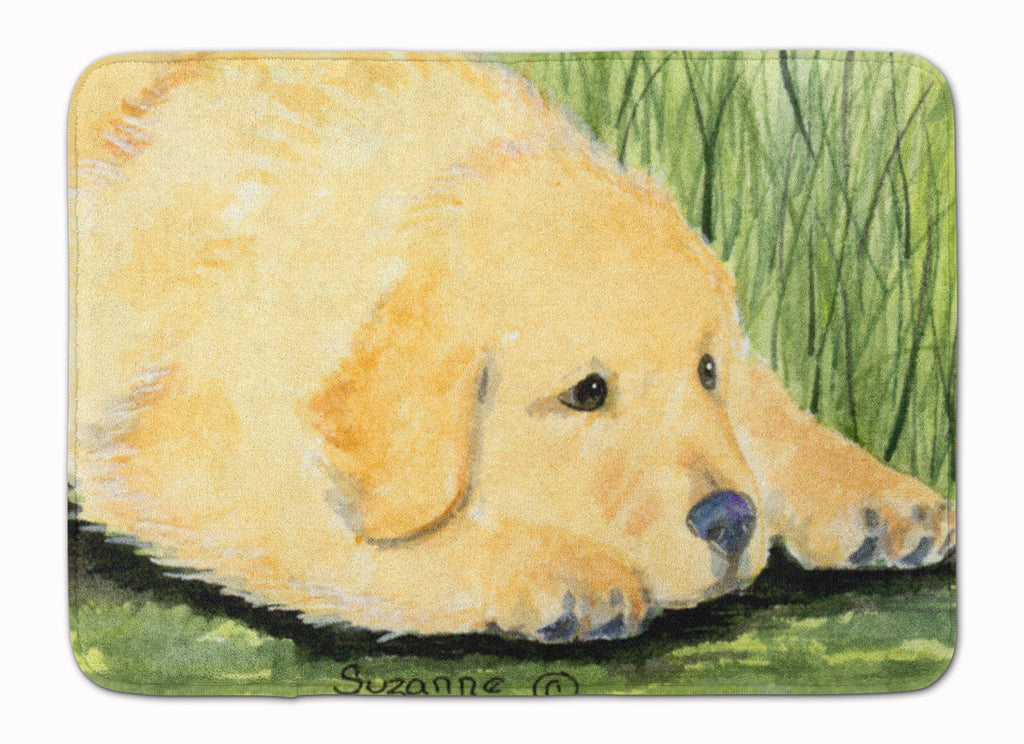 Golden Retriever Memory Foam Kitchen Mat Machine Washable Anti-Fatigue Cushion Comfort Bath or Kitchen Rug