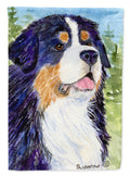 Bernese Mountain Dog House Flag 28x40 Porch Sleeve Pole Decorative Outside Yard Banner Artwork Wall Hanging, Polyester
