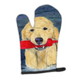 Golden Retriever Oven Mitt Heat Resistant Thick Oven Mitt for Hot Pans and Oven, Kitchen Mitt Protect Hands, Cooking Baking Glove