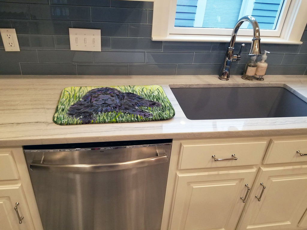Newfoundland Dish Drying Mat Absorbent Dish Drying Mat Pad for Kitchen Counter Dish Drainer Mat for Countertop, 14 x 21", Multicolor