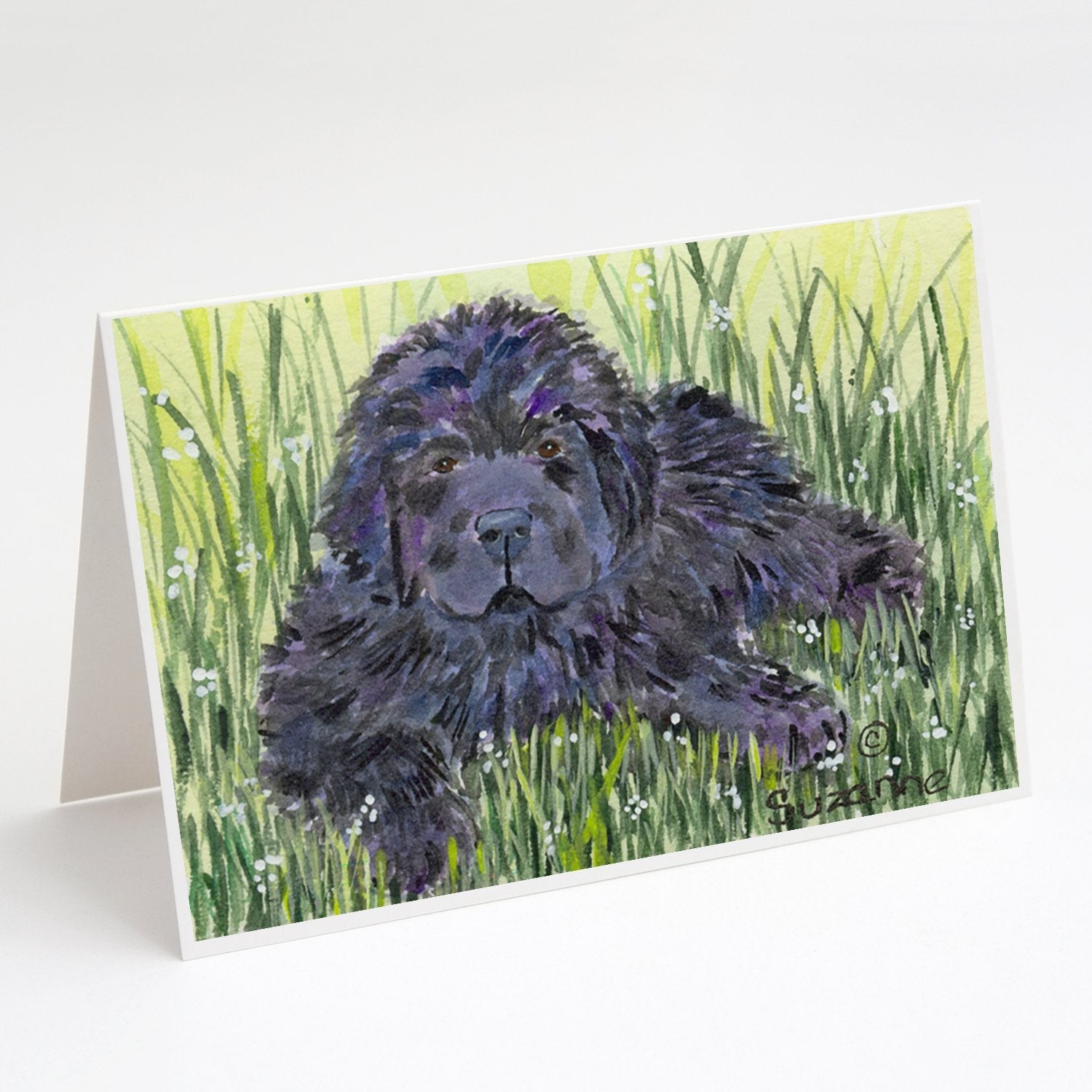 Newfoundland Greeting Cards Pack of 8 Blank Cards with Envelopes Whimsical A7 Size 5x7