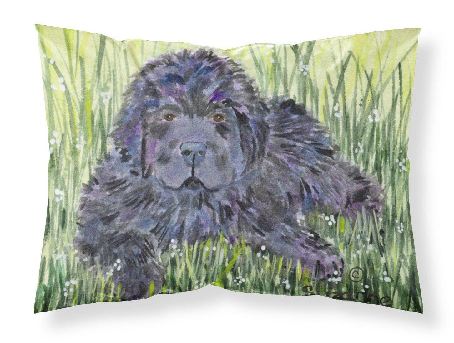 Newfoundland Standard Pillowcase Lightweight Super Soft Easy Care Decorative Artwork Pillowcase, Standard