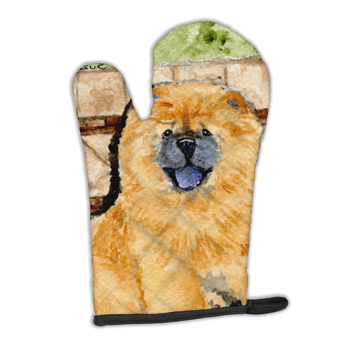 Chow Chow Oven Mitt Heat Resistant Thick Oven Mitt for Hot Pans and Oven, Kitchen Mitt Protect Hands, Cooking Baking Glove