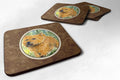 Norwich Terrier Foam Coasters Set of 4 Cup Coasters for Indoor Outdoor, Tabletop Protection, Anti Slip, Mouse pad Material