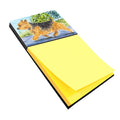 Norwich Terrier Watercolor Sticky Note Holder Refillable Dispenser Desk Accessory 3x3 Pad Gift